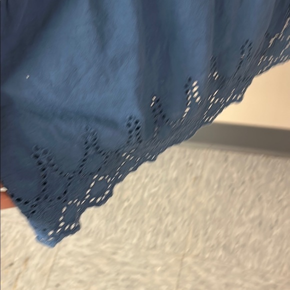 Elegant Blue Tiered Dress - Picture 3 of 5